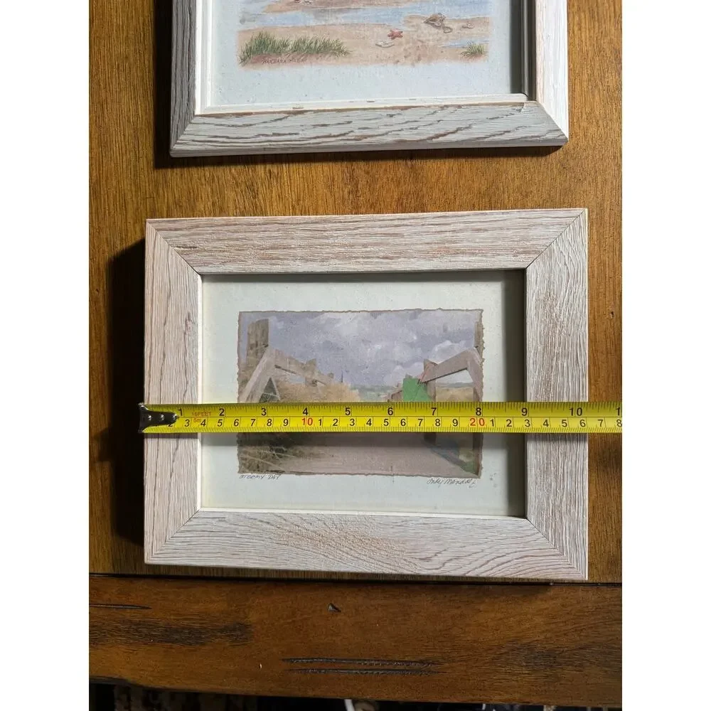 Set of 2 Coastal Beach Framed Prints Barbara Fleri Judy Mandolf - Picture 8 of 9